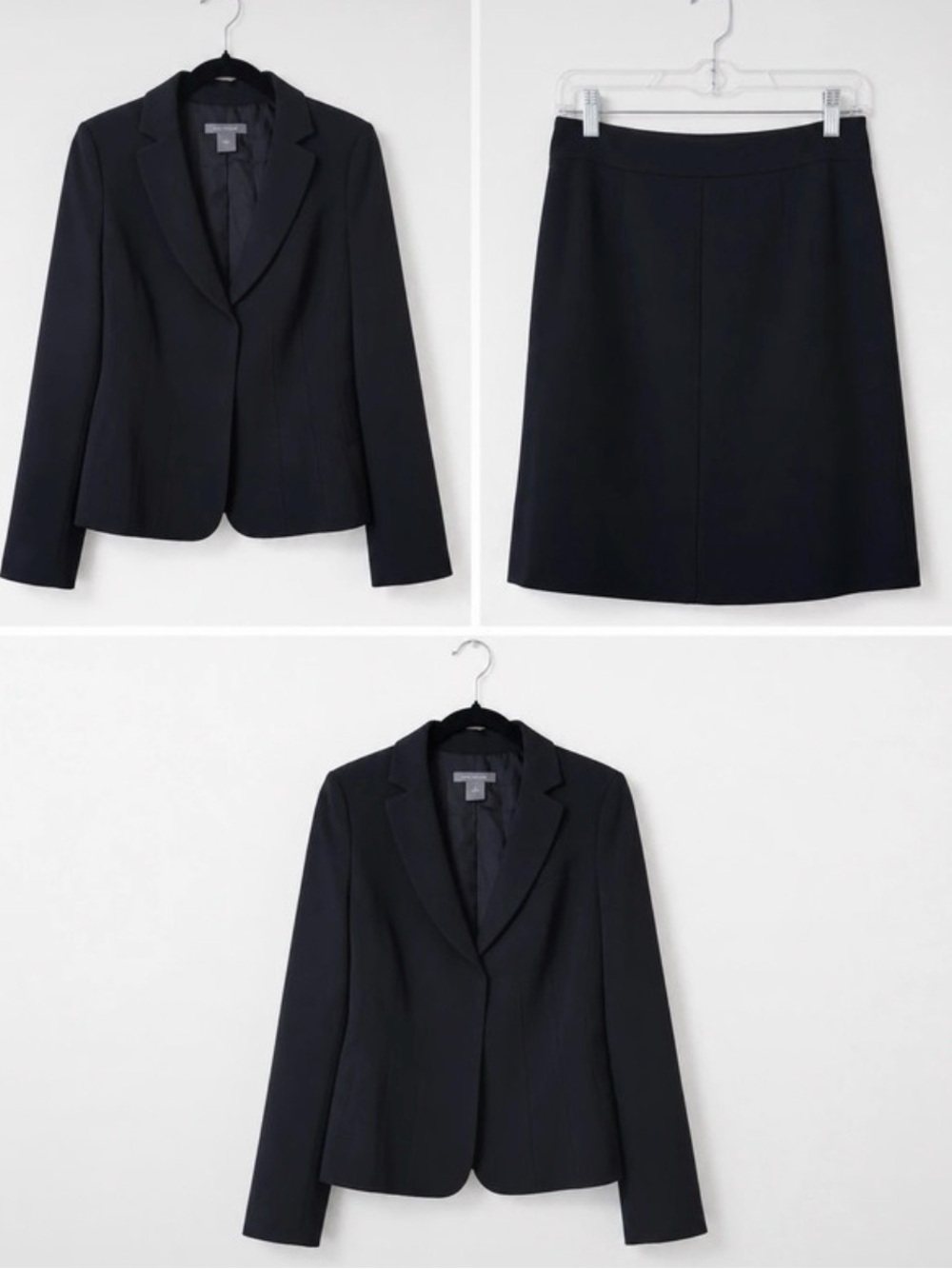 Ann Taylor Black Women's Blazer and Skirt Suit